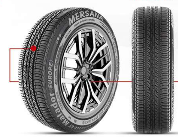 تصویر از تایر MERSANA درجه 1 بدون نوار پیچ- سایز 185/60R14- ایران تایر (یک جفت)